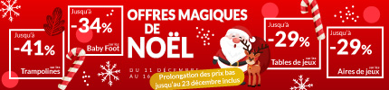 Black Friday Kangui - Trampoline, aire de jeux, Baby foot et table de jeux pas cher