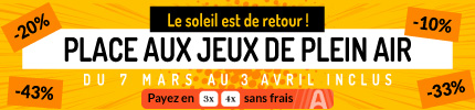 Black Friday Kangui - Trampoline, aire de jeux, Baby foot et table de jeux pas cher